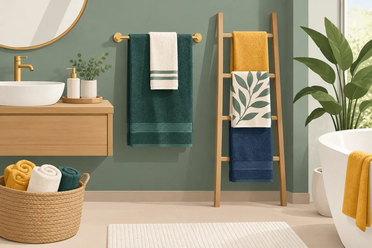 Luxury Towels That Bring Personality to the Bathroom – Benjamin Tate Design