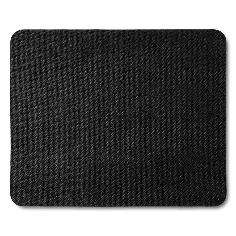 Green Leaves On White Mouse Mat – Benjamin Tate Design