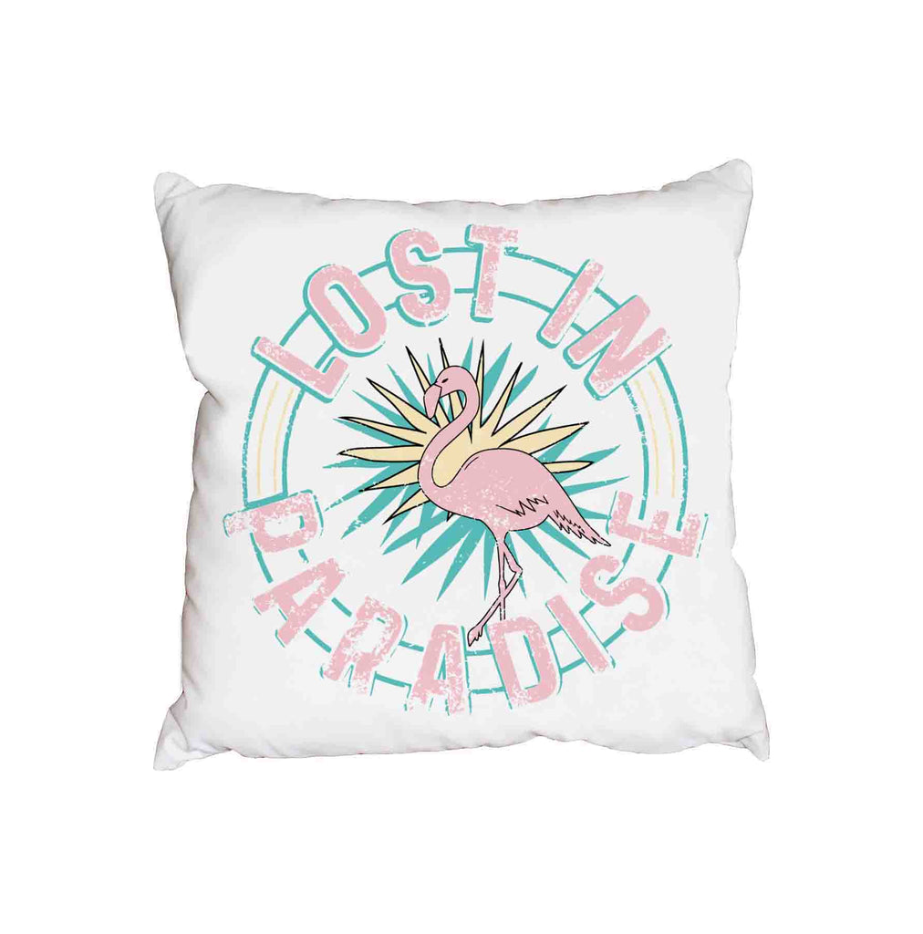 New Product Flamingo and slogan graphic fresh summer days (Cushion)  - Andrew Lee Home and Living Homeware