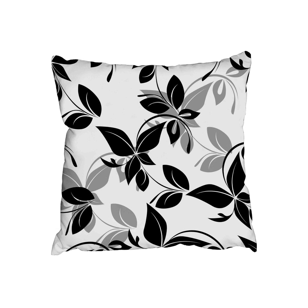 New Product Flowers and floral pattern black and grey (Cushion)  - Andrew Lee Home and Living Homeware
