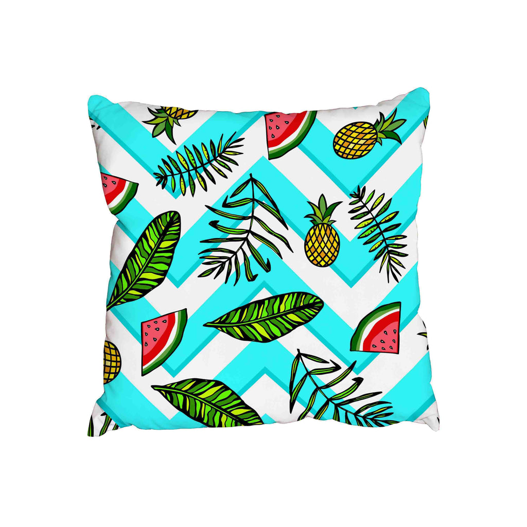 New Product Green leaves and pineapple and watermelon (Cushion)  - Andrew Lee Home and Living Homeware