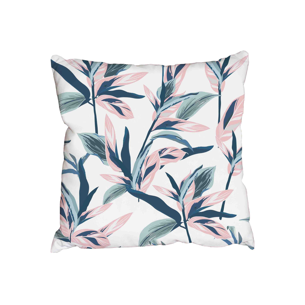New Product Tropical leaves on pastel mood (Cushion)  - Andrew Lee Home and Living Homeware