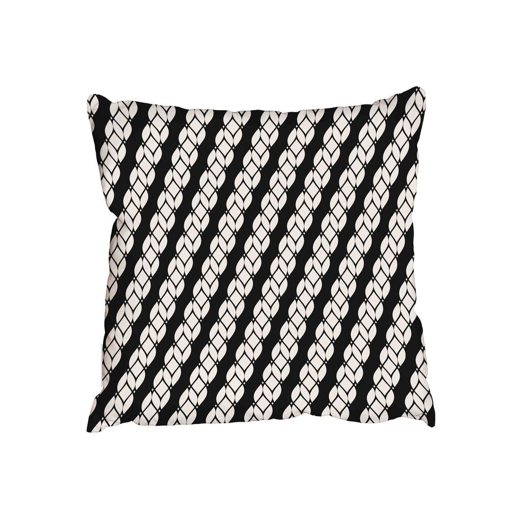 New Product Diagonal ropes and chains with stripes (Cushion)  - Andrew Lee Home and Living Homeware