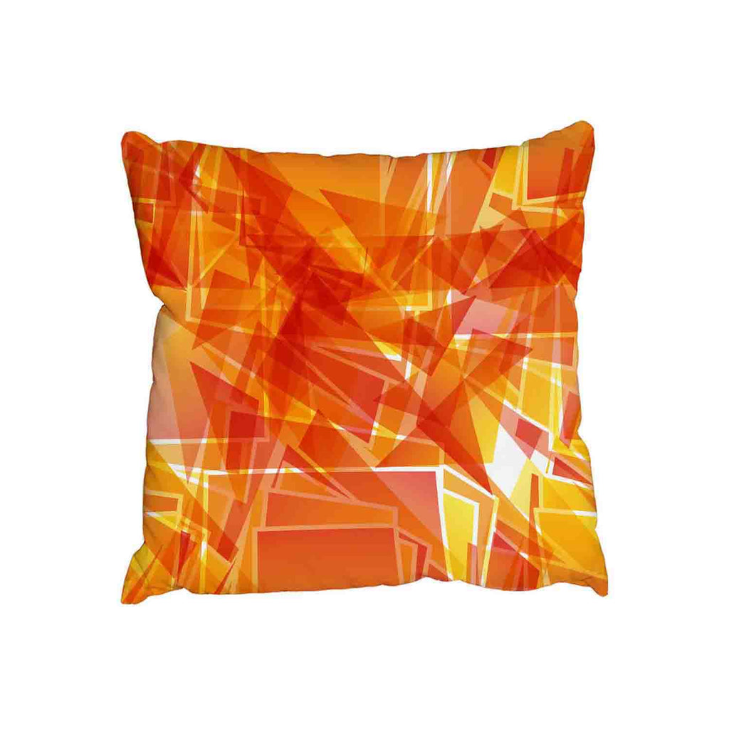 New Product Fiery red geometric shapes (Cushion)  - Andrew Lee Home and Living Homeware