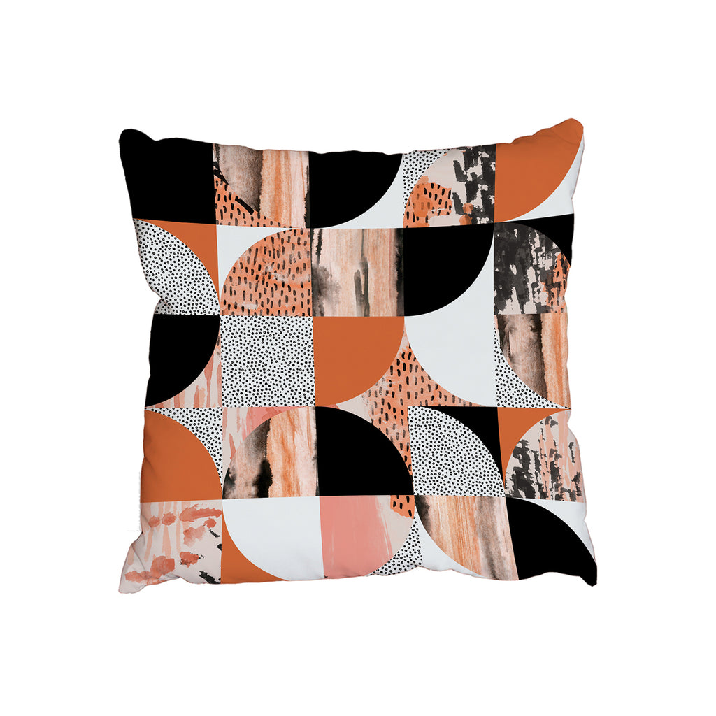 New Product Geometric semicircles & squares (Cushion)  - Andrew Lee Home and Living Homeware