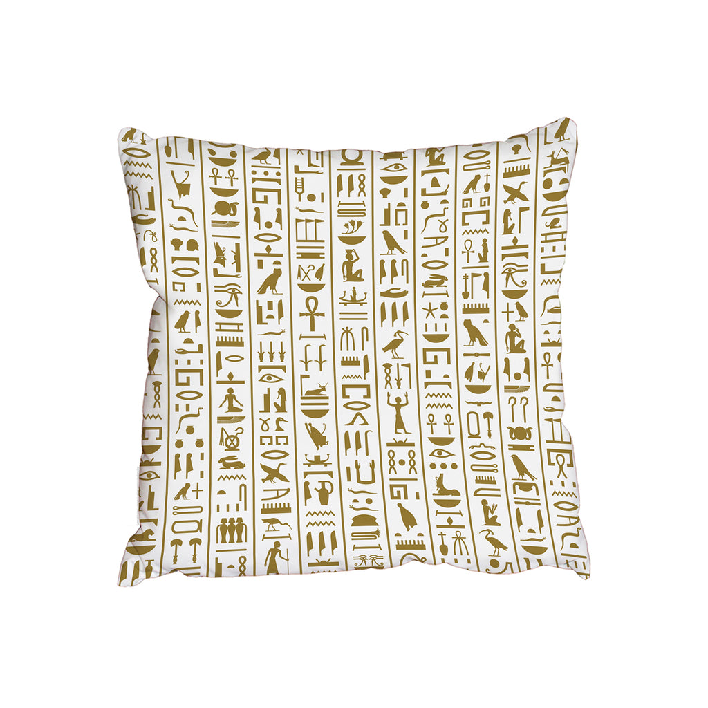 New Product Ancient Egyptian Hieroglyphs cushion (Cushion)  - Andrew Lee Home and Living Homeware