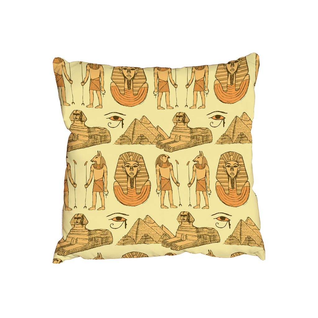 New Product Egyptian Sketch symbols (Cushion)  - Andrew Lee Home and Living Homeware