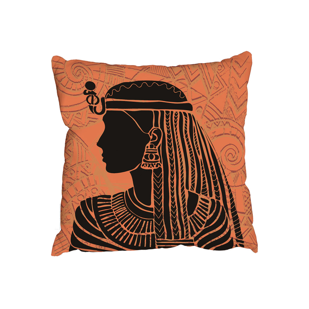 New Product Egyptian woman Orange (Cushion)  - Andrew Lee Home and Living