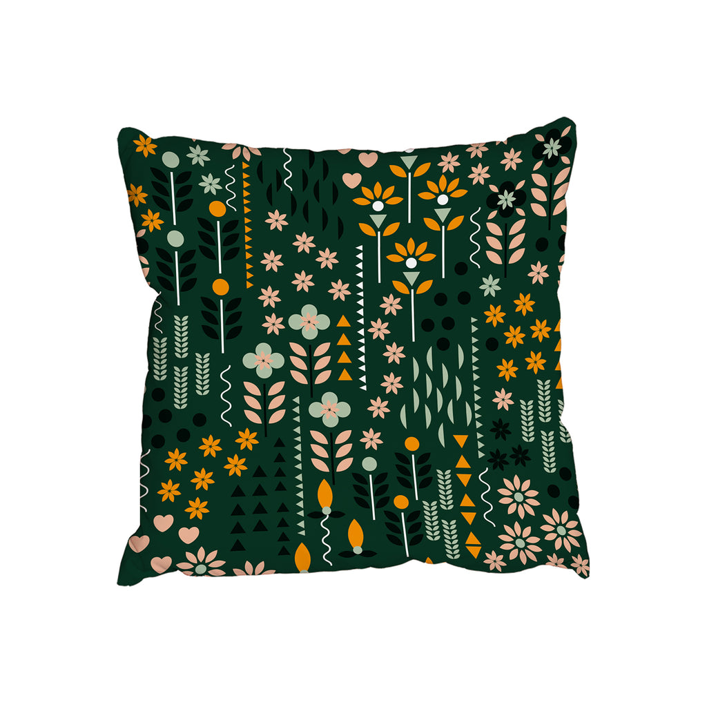 New Product Retro geometric flower pattern (Cushion)  - Andrew Lee Home and Living