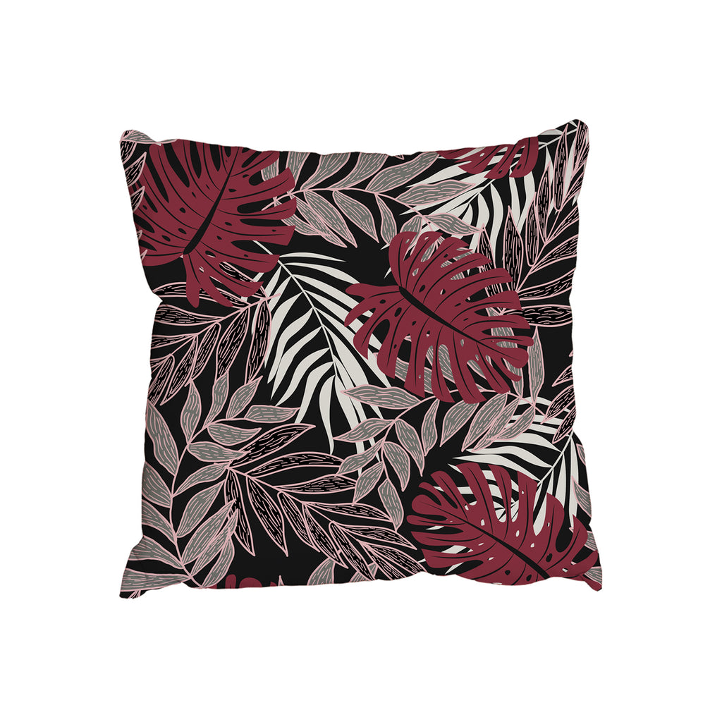 New Product Tropical leaves and plants on dark background (Cushion)  - Andrew Lee Home and Living
