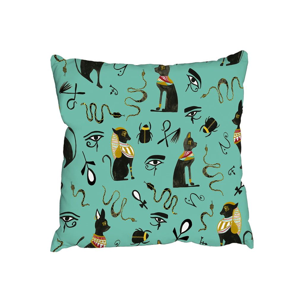 New Product Hand Painting Abstract, Ancient Egypt Horus Eye Signs (Cushion)  - Andrew Lee Home and Living