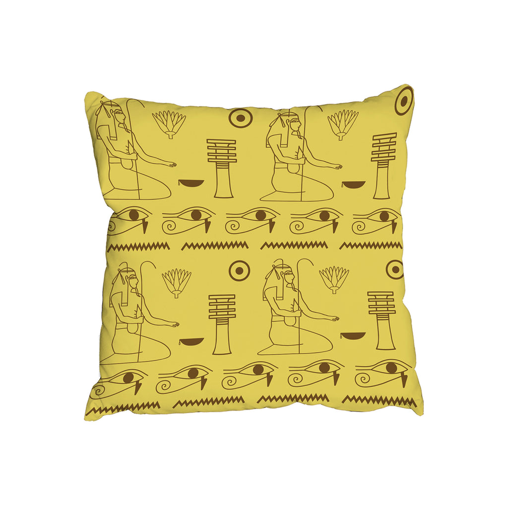 New Product Pattern of Egyptian hieroglyphics (Cushion)  - Andrew Lee Home and Living