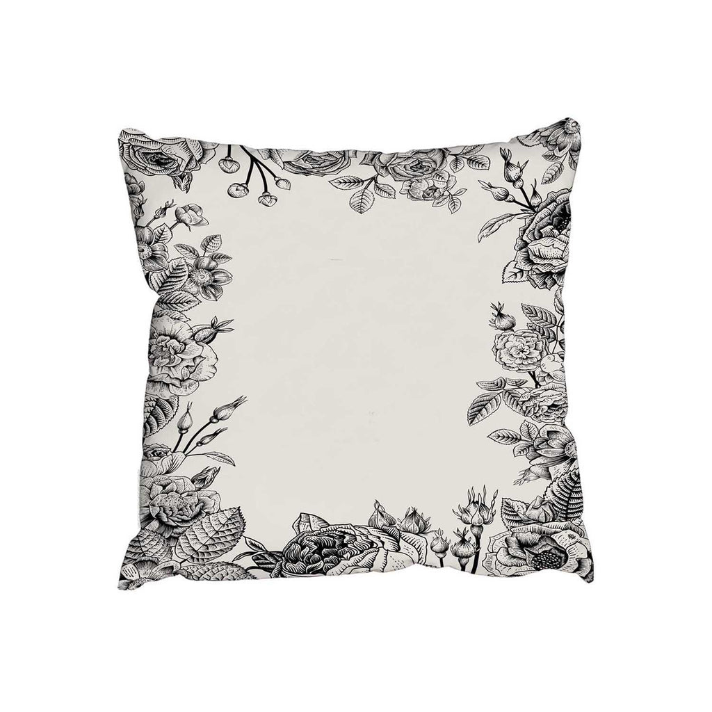 New Product Hand Drawn Roses (Cushion)  - Andrew Lee Home and Living