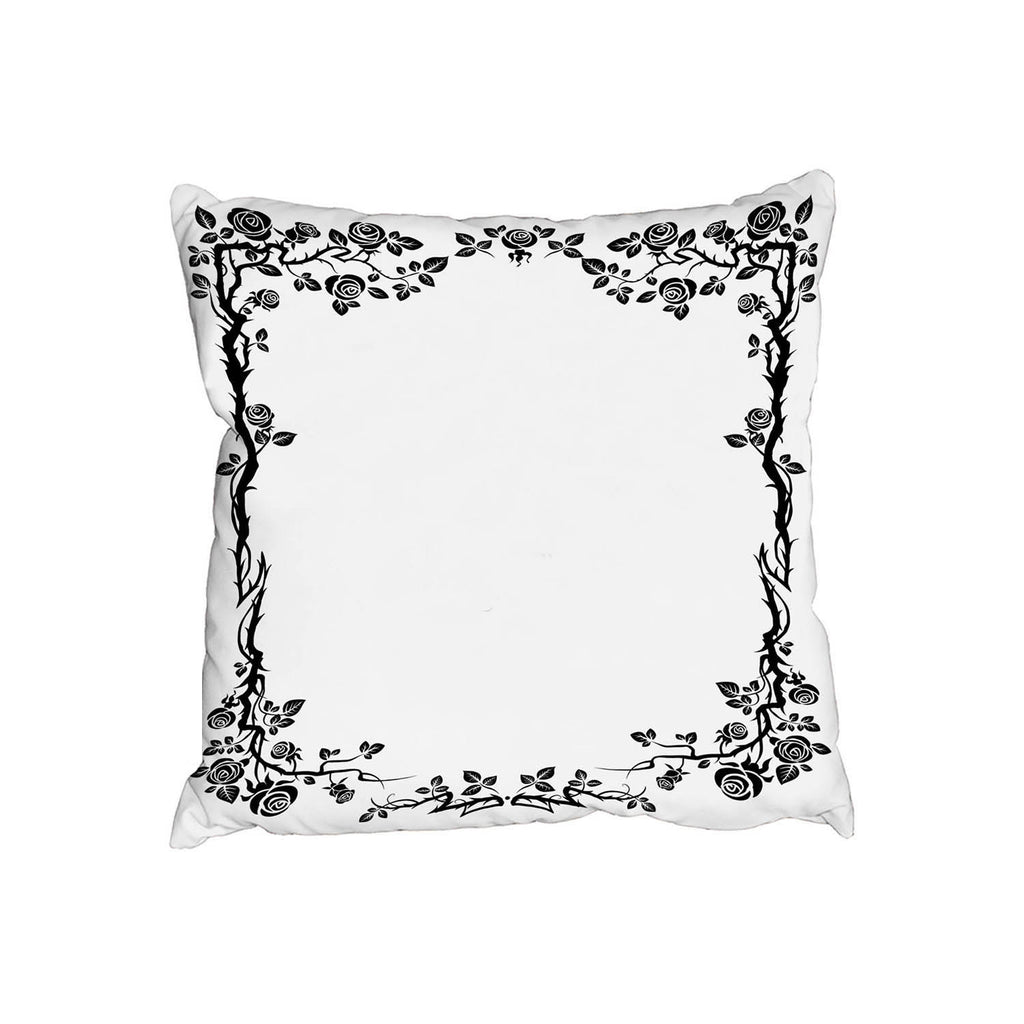 New Product Rose & Vine Silhouette (Cushion)  - Andrew Lee Home and Living