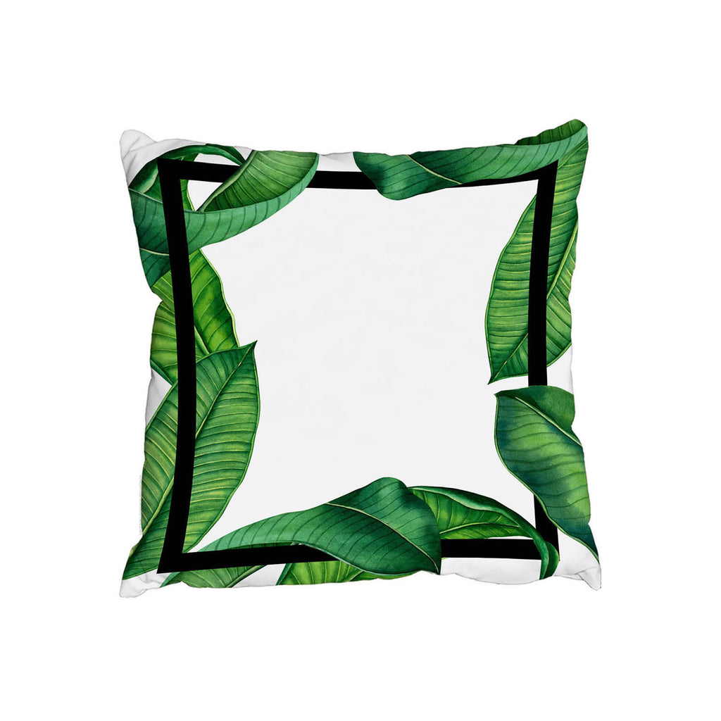 New Product Botanical & Black Border (Cushion)  - Andrew Lee Home and Living