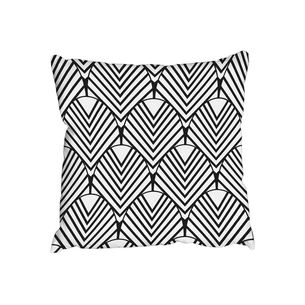 New Product Black Geometric Decoration (Cushion)  - Andrew Lee Home and Living