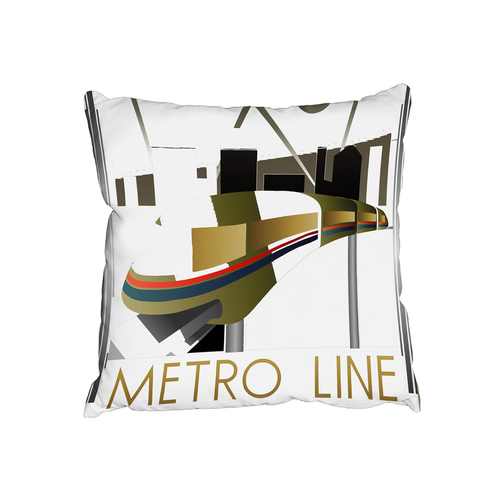 New Product Art Deco Metro Line (Cushion)  - Andrew Lee Home and Living