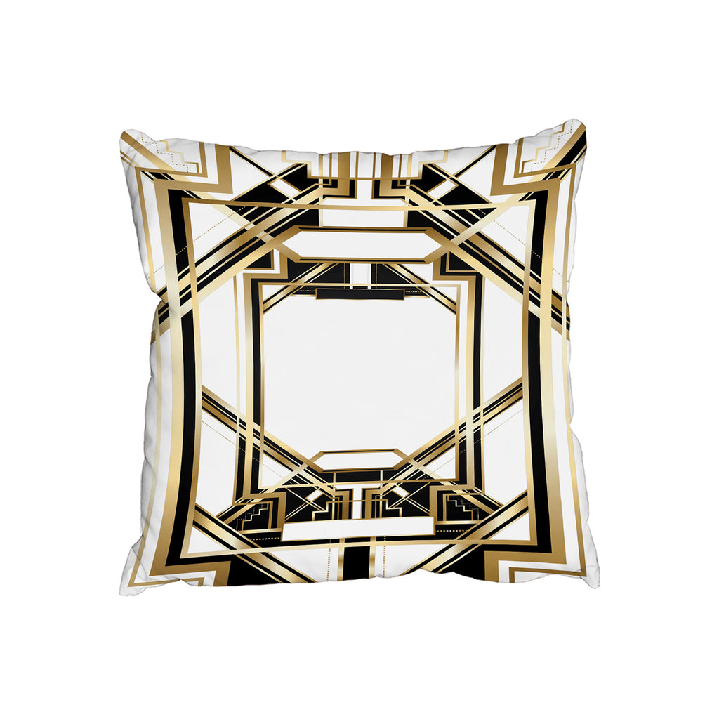 New Product Art Deco Golden Black Frame (Cushion)  - Andrew Lee Home and Living