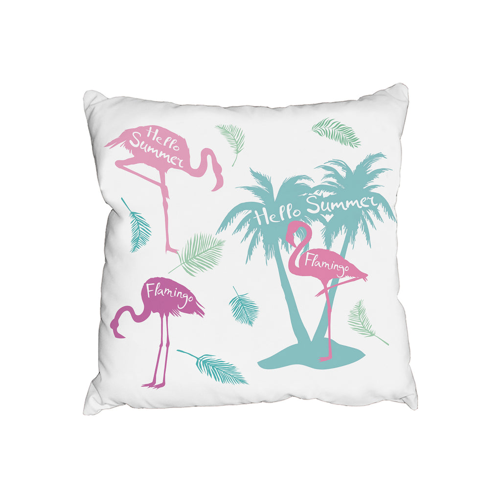 New Product Palm & Flamingo (Cushion)  - Andrew Lee Home and Living