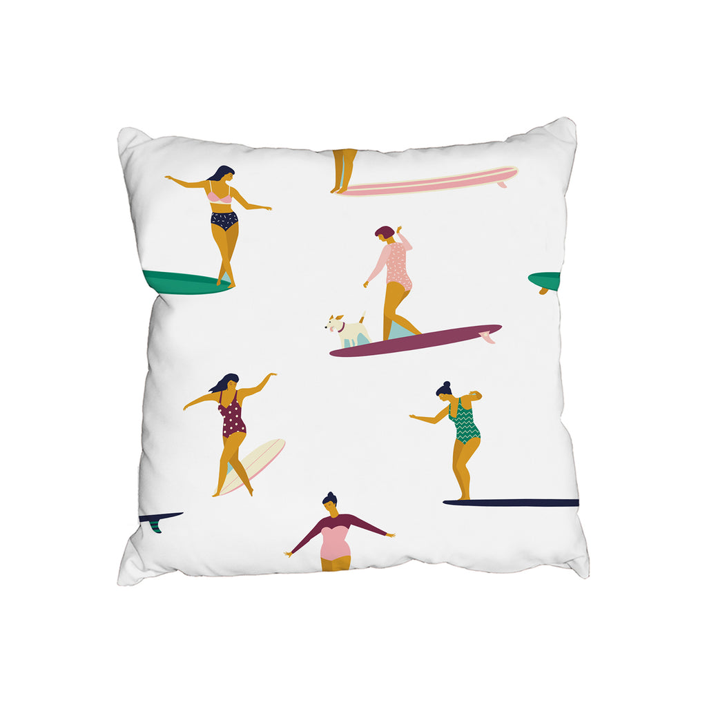 New Product Female Surfers (Cushion)  - Andrew Lee Home and Living