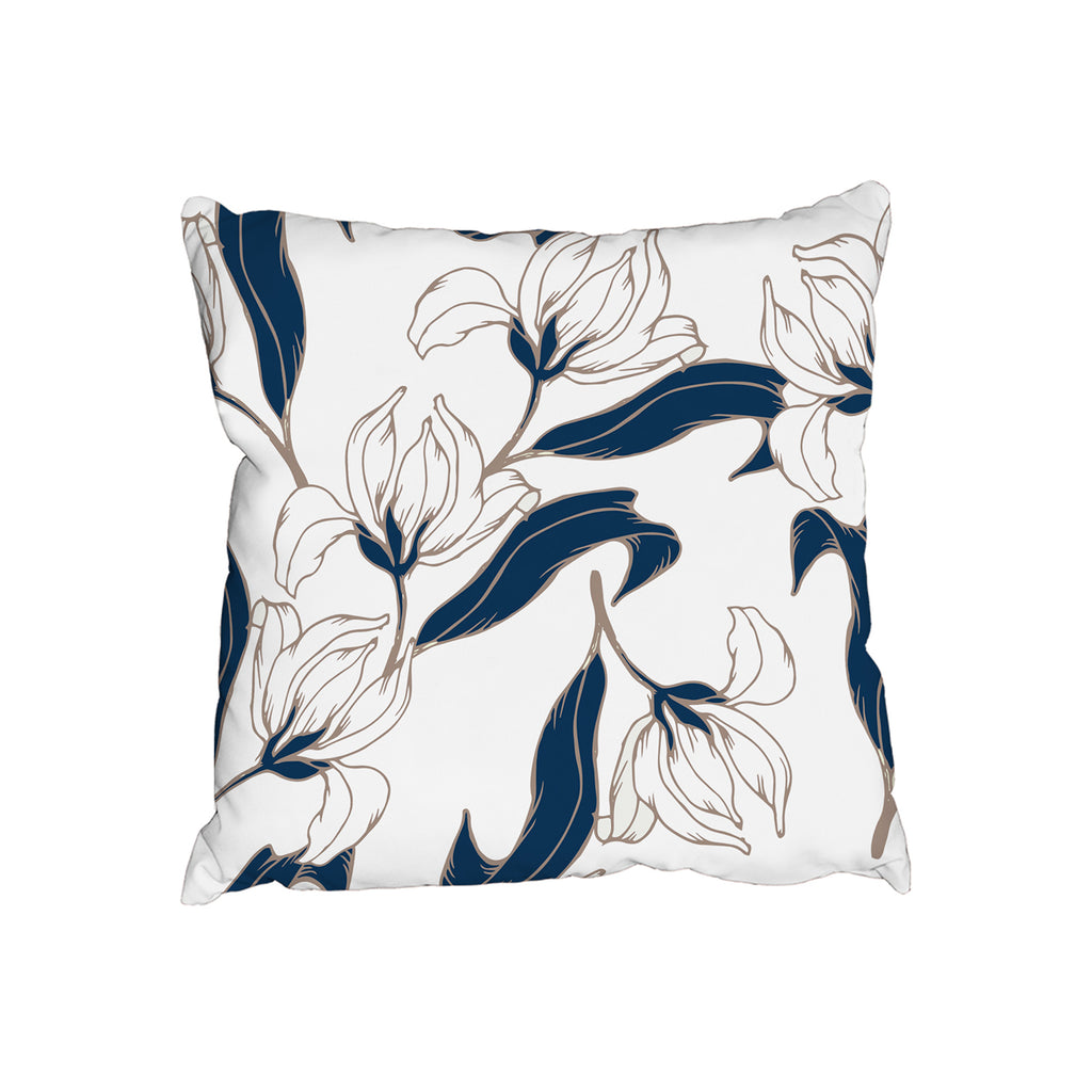 New Product White Flowers (Cushion)  - Andrew Lee Home and Living