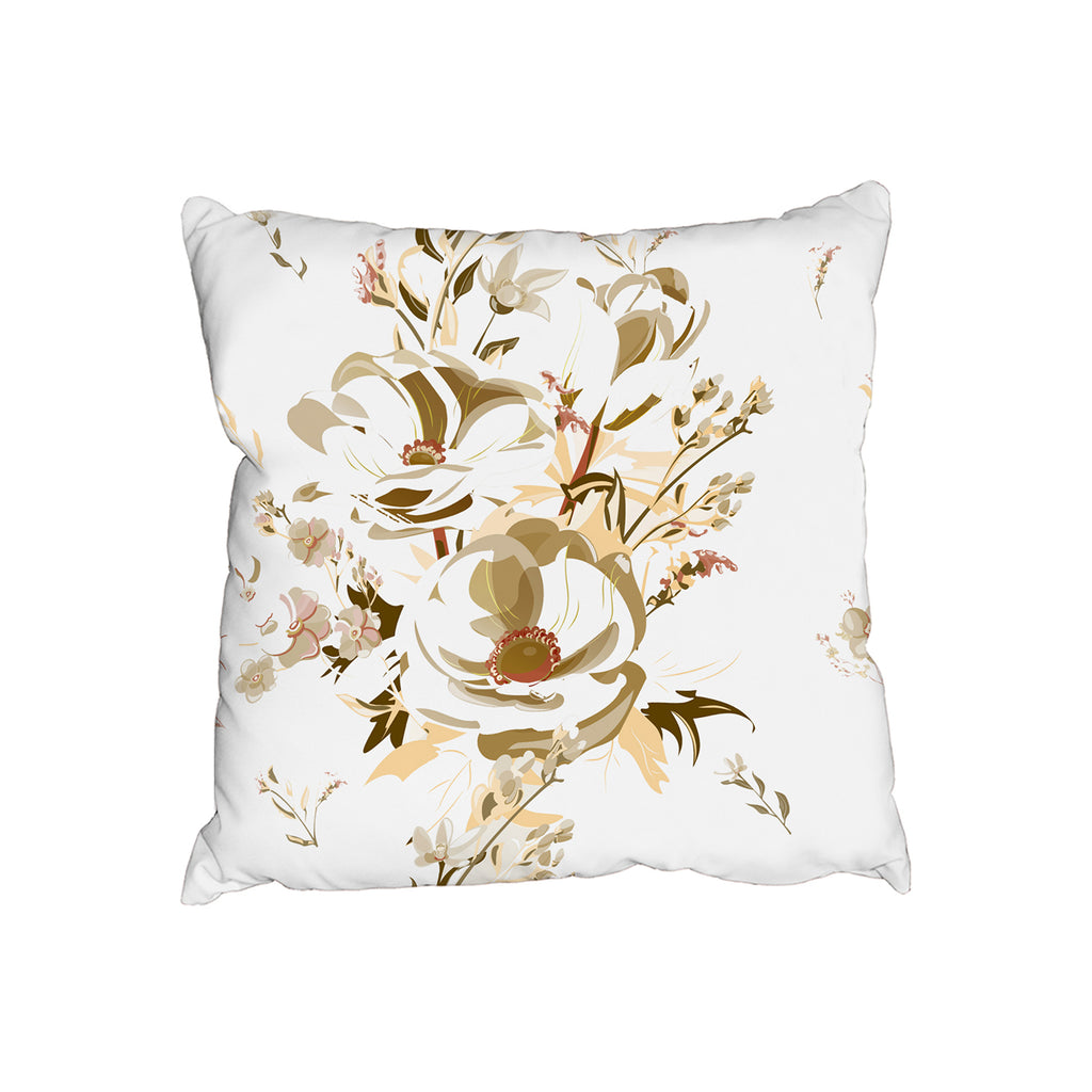 New Product Golden Flower Print (Cushion)  - Andrew Lee Home and Living