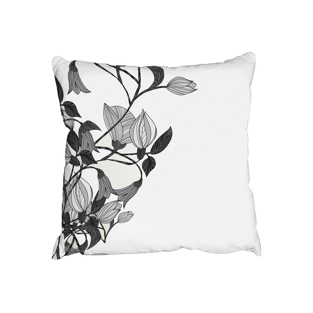 New Product Black & White Flower Illustration (Cushion)  - Andrew Lee Home and Living
