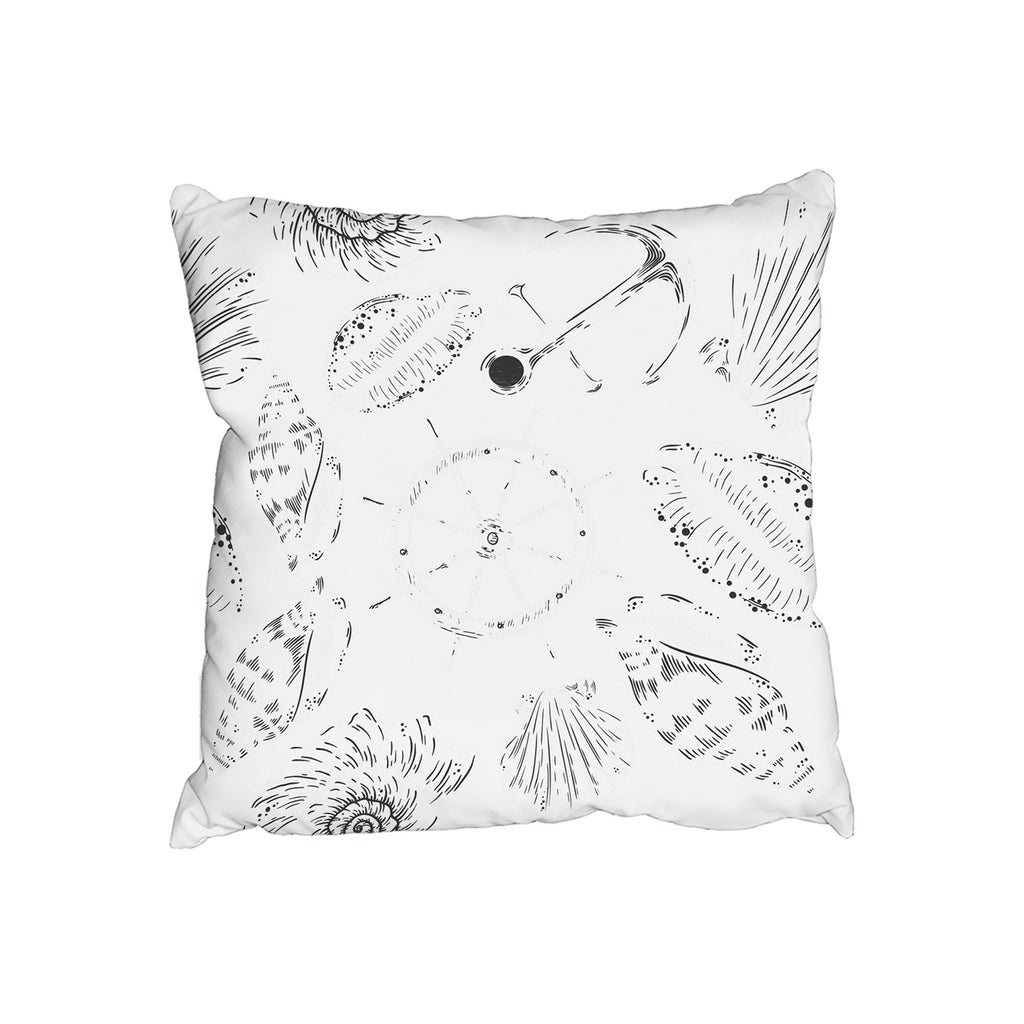 New Product Drawn Nautical Elements (Cushion)  - Andrew Lee Home and Living