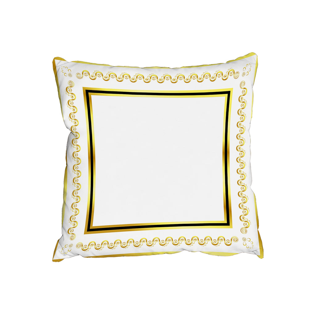 New Product Ancient Egyptian Gold Border (Cushion)  - Andrew Lee Home and Living