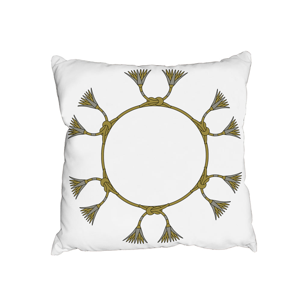 New Product Ancient Egyptian Lotus Motifs (Cushion)  - Andrew Lee Home and Living