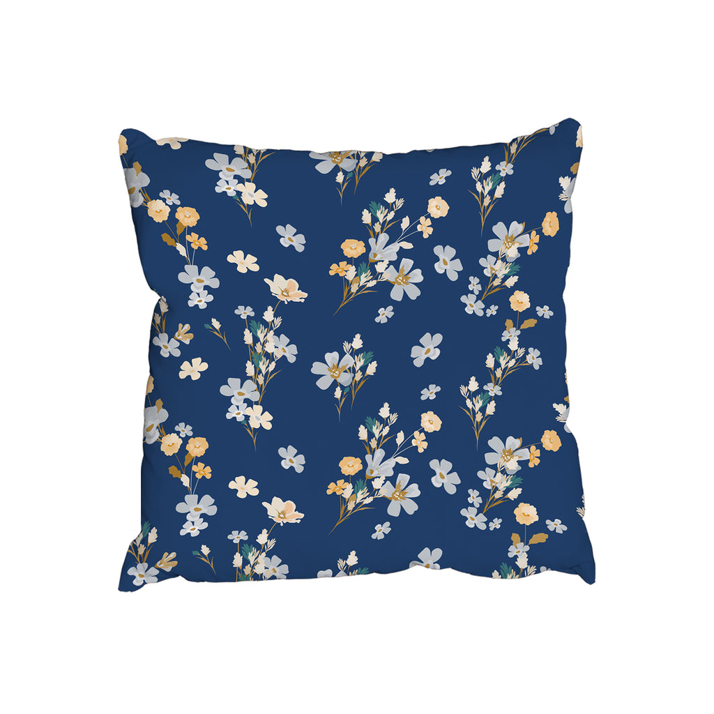 New Product Blue & Yellow Bunches (Cushion)  - Andrew Lee Home and Living