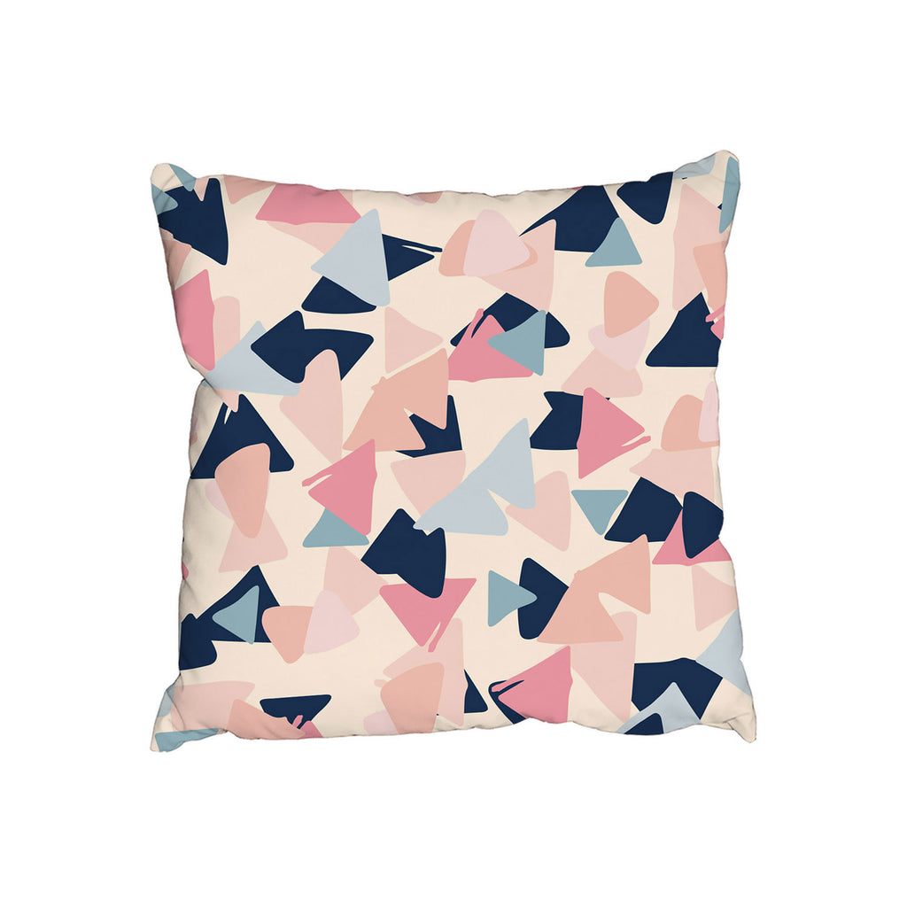 New Product Pastel Coloured Triangles (Cushion)  - Andrew Lee Home and Living