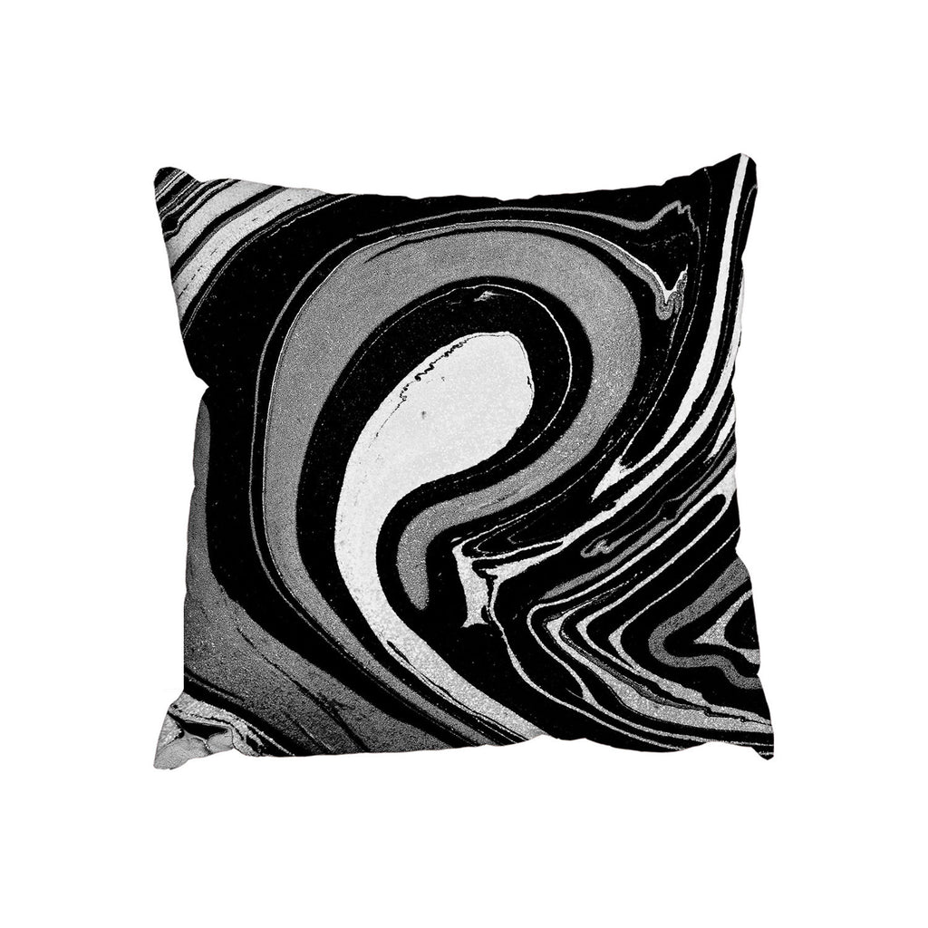 New Product Black Marbled Paint (Cushion)  - Andrew Lee Home and Living