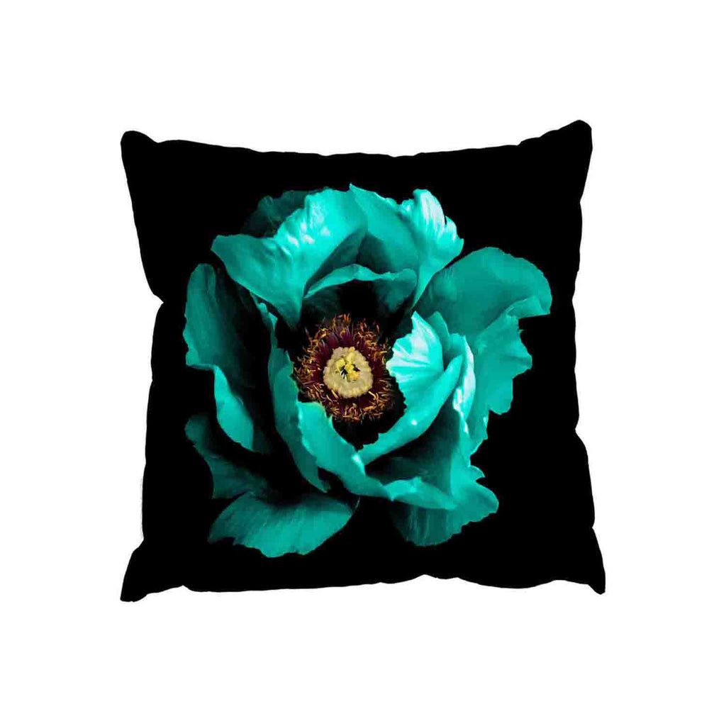 New Product Cyan Peony Flower (Cushion)  - Andrew Lee Home and Living