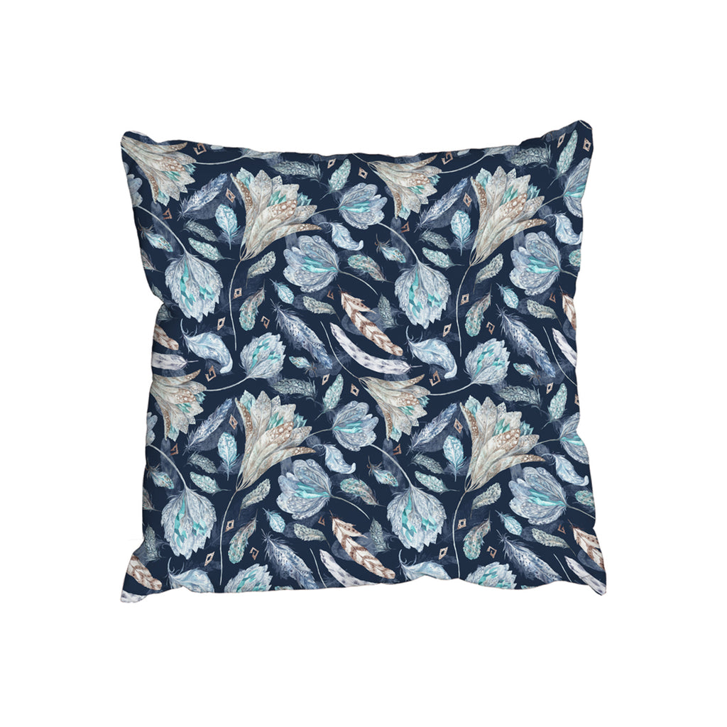New Product Boho Chic Indigo Pattern (Cushion)  - Andrew Lee Home and Living