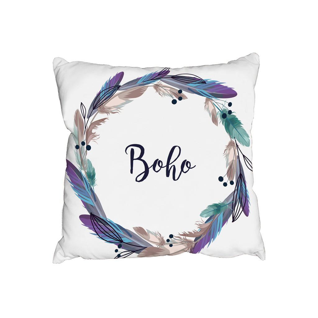 New Product Boho style wreath feathers (Cushion)  - Andrew Lee Home and Living