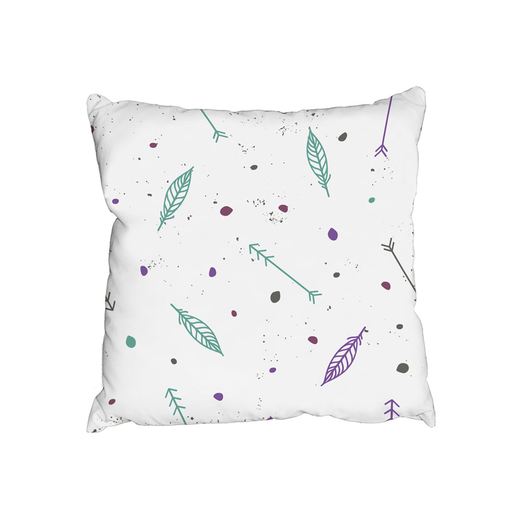 New Product Cute cartoon seamless vector pattern with feathers and arrows in boho style (Cushion)  - Andrew Lee Home and Living