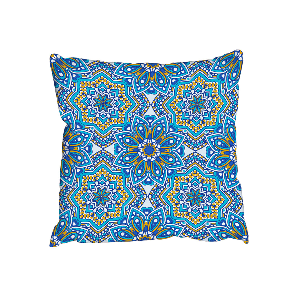 New Product Floral and geometric embellished tiles (Cushion)  - Andrew Lee Home and Living