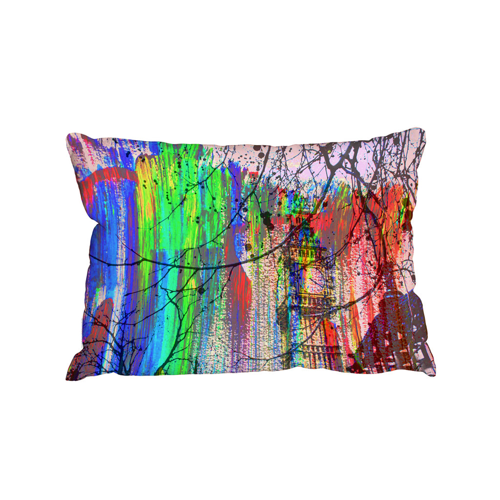 New Product BIG BEN AND TREES PAINTED (Cushion)  - Andrew Lee Home and Living
