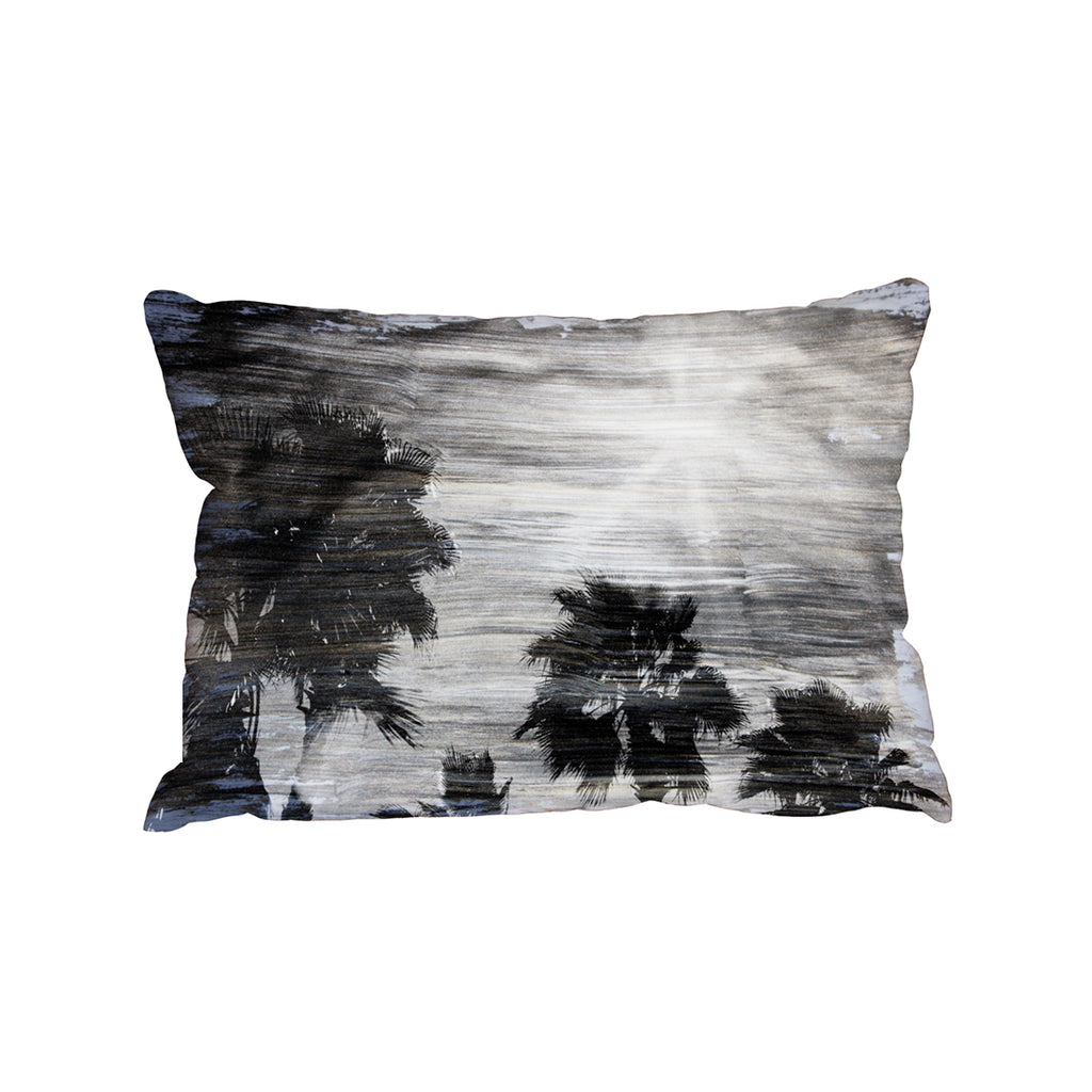 New Product silver and black palm (Cushion)  - Andrew Lee Home and Living