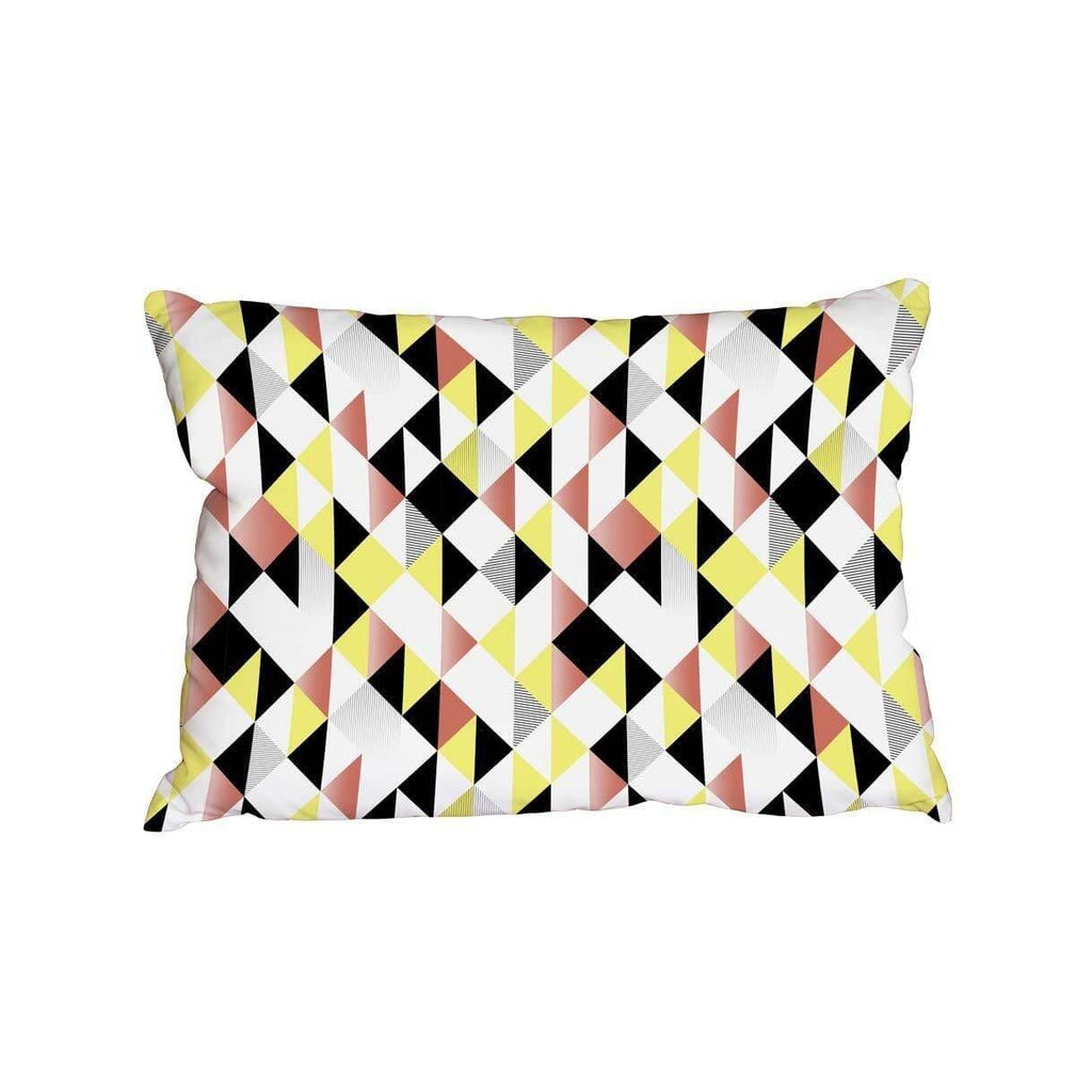 Abstract blue and red seamless Triangle mos (Cushion) - Andrew Lee Home and Living