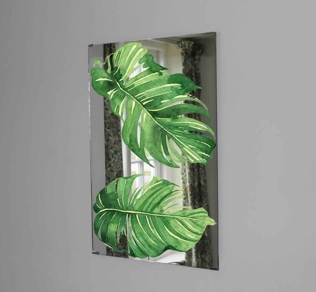 New Product Isolated Leaves (Mirror Art Print)  - Andrew Lee Home and Living Homeware