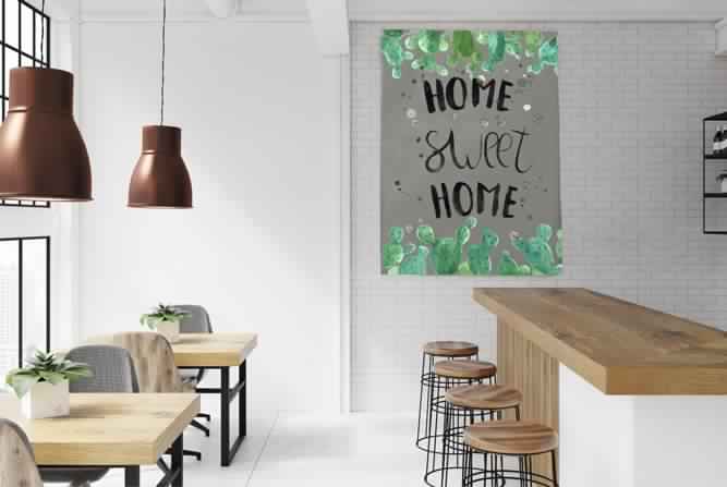 New Product Home Sweet Home (Mirror Art Print)  - Andrew Lee Home and Living Homeware