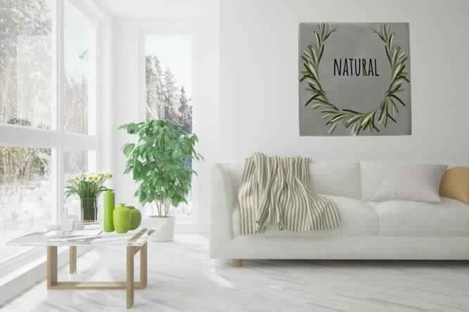 New Product Rosemary element Natural (Mirror Art Print)  - Andrew Lee Home and Living Homeware