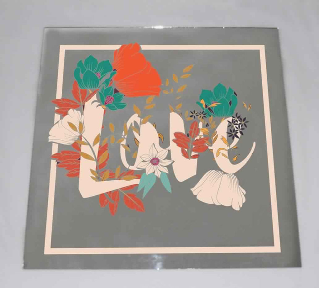 New Product Flowers Love (Mirror Art Print)  - Andrew Lee Home and Living Homeware