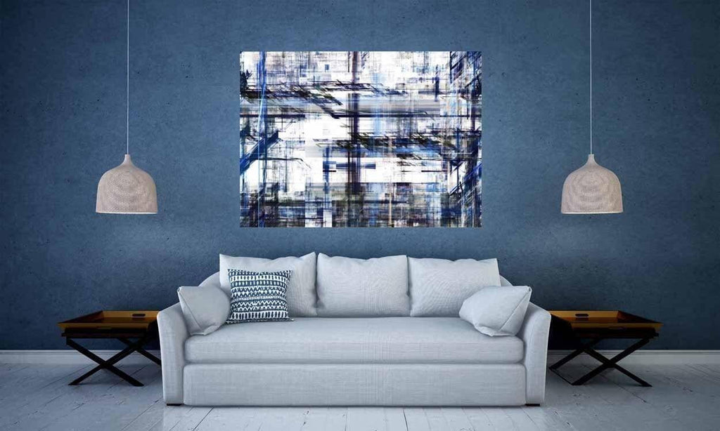 New Product Abstract Geometric (Canvas Print)  - Andrew Lee Home and Living Homeware
