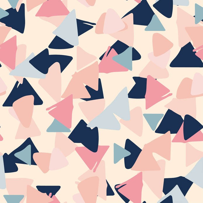 New Product Pastel geometric (Canvas print )  - Andrew Lee Home and Living Homeware