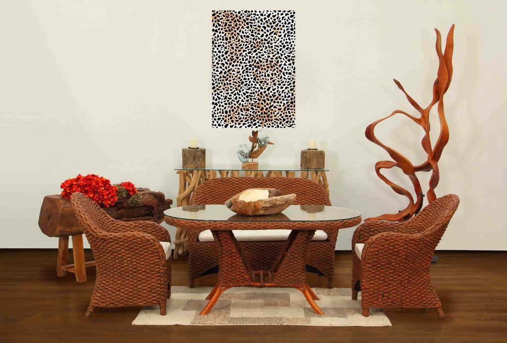 New Product Leopard rustic Animal print (Canvas Print)  - Andrew Lee Home and Living Homeware