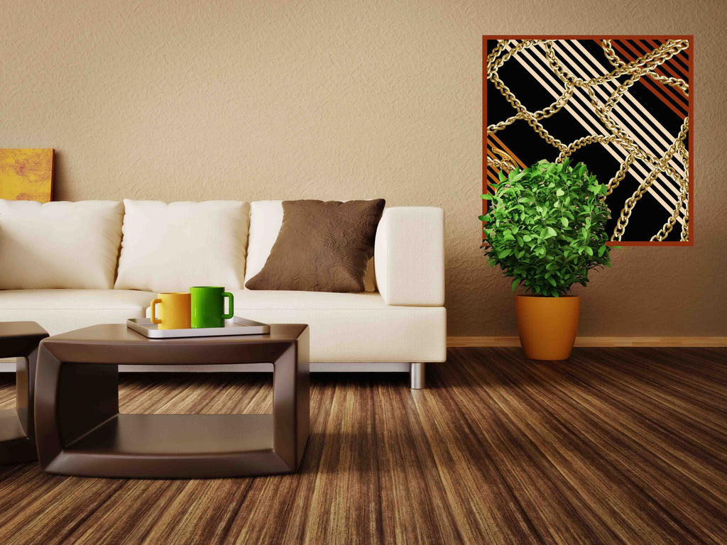 New Product Trendy Chains (Canvas Prints)  - Andrew Lee Home and Living Homeware