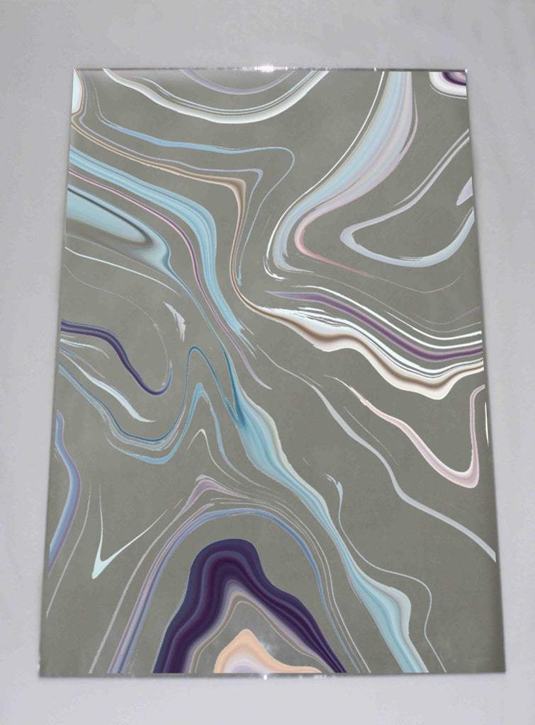 New Product White Gray marble (Mirror Art print)  - Andrew Lee Home and Living